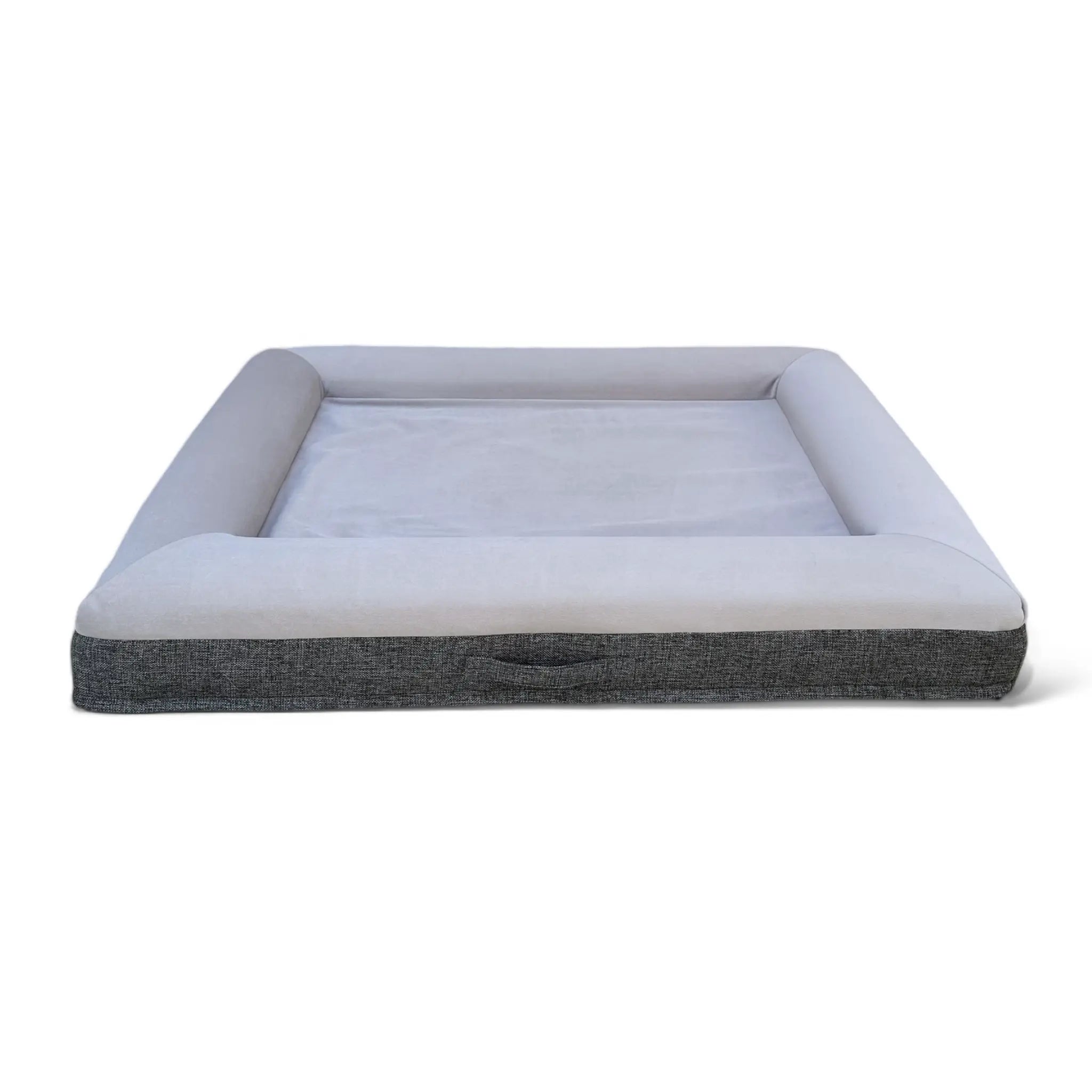 Large Luxury Essential Orthopedic Bluewater Dog Bed (Gray)