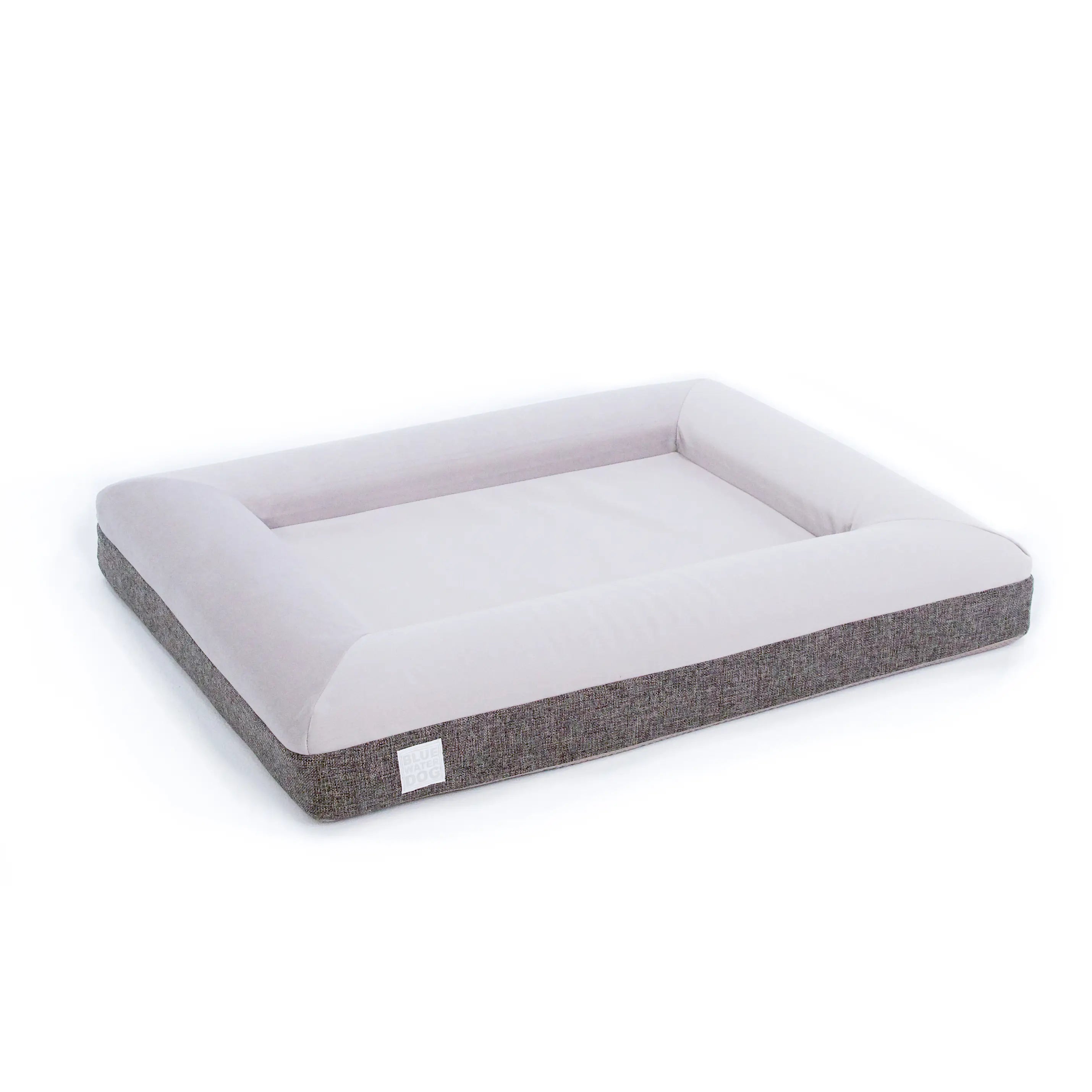 Medium Luxury Essential Orthopedic Bluewater Dog Bed (Gray)