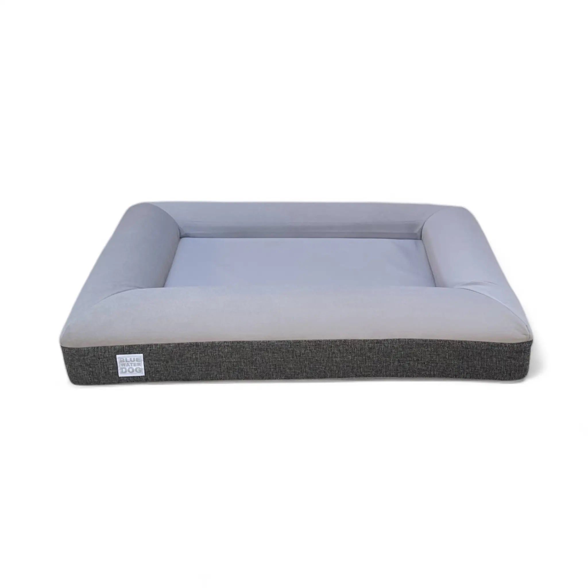 Medium Luxury Essential Orthopedic Bluewater Dog Bed (Gray)