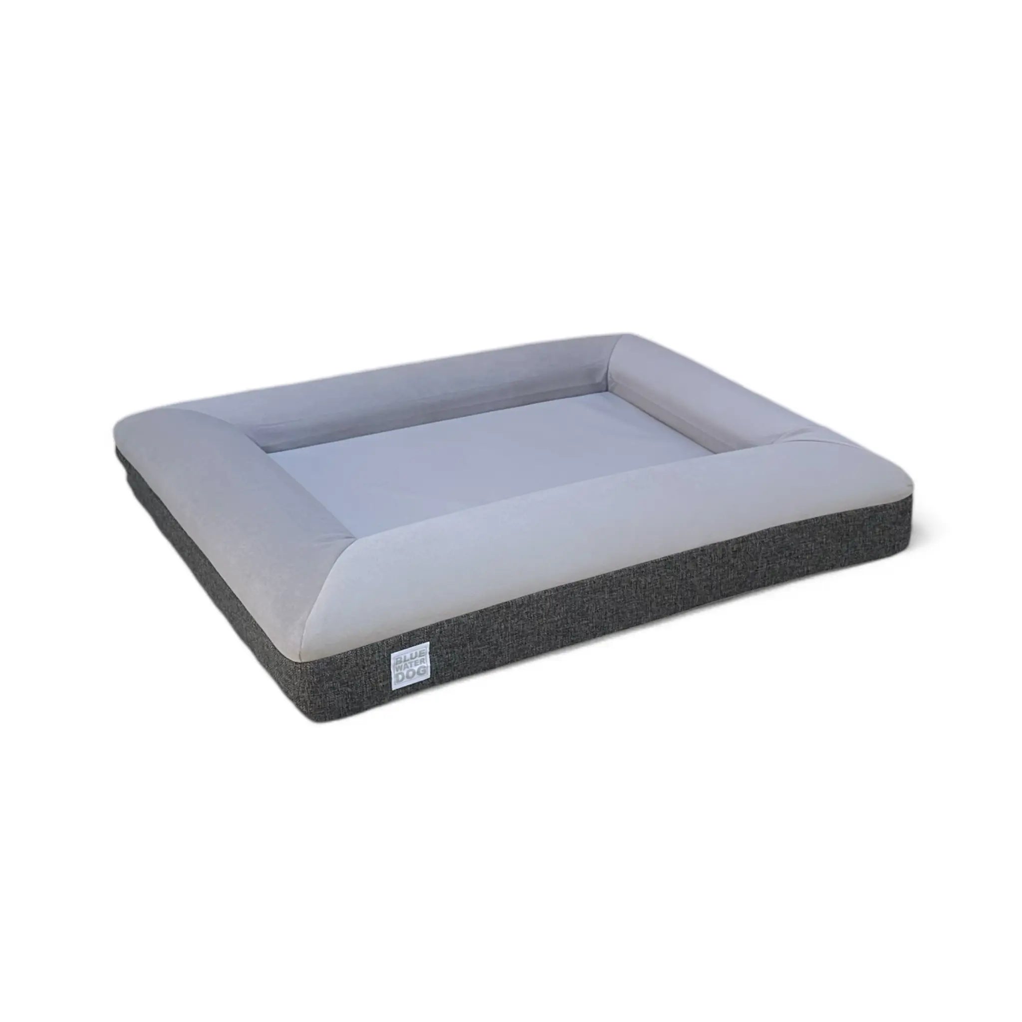 Medium Luxury Essential Orthopedic Bluewater Dog Bed (Gray)