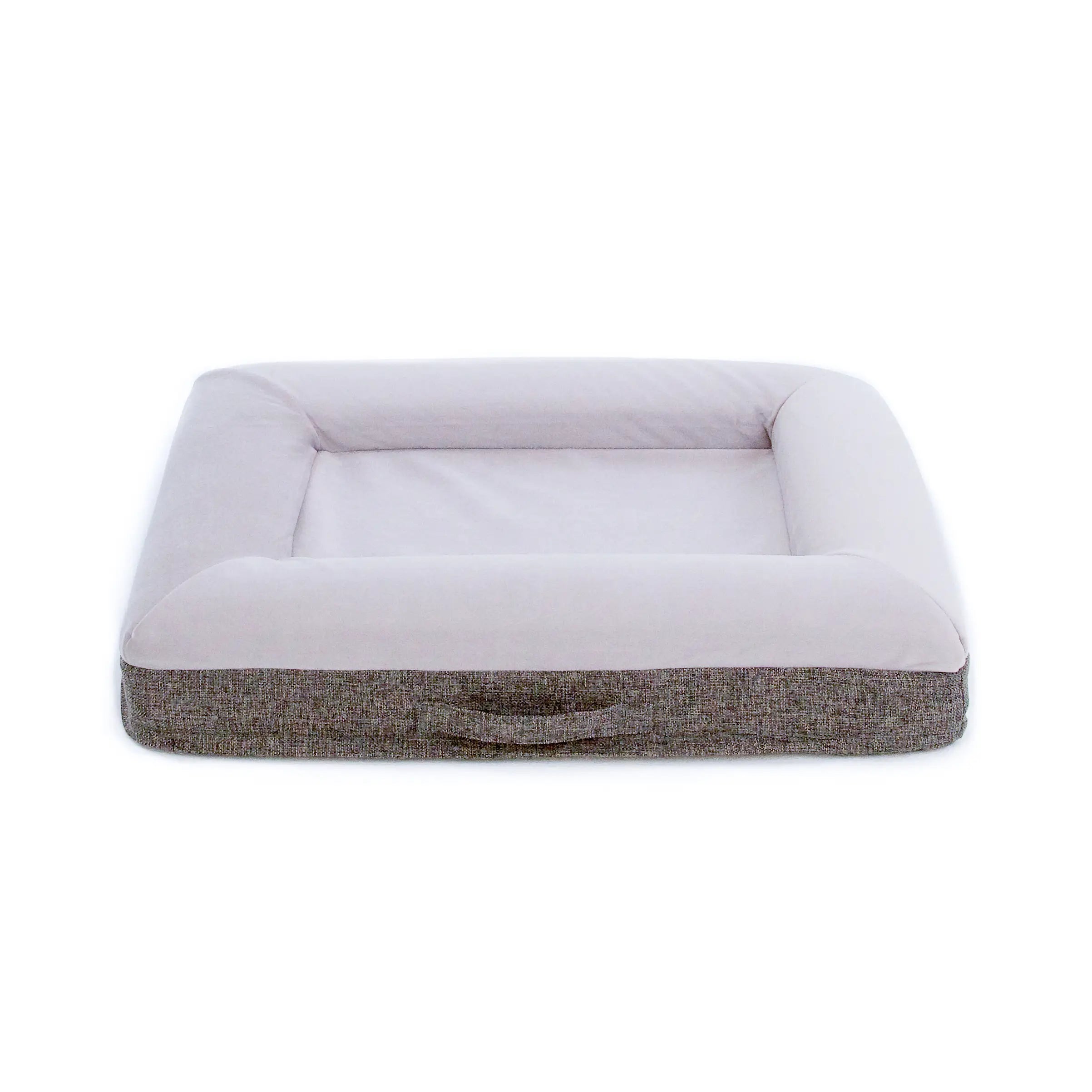 Small Luxury Essential Orthopedic Bluewater Dog Bed (Gray)