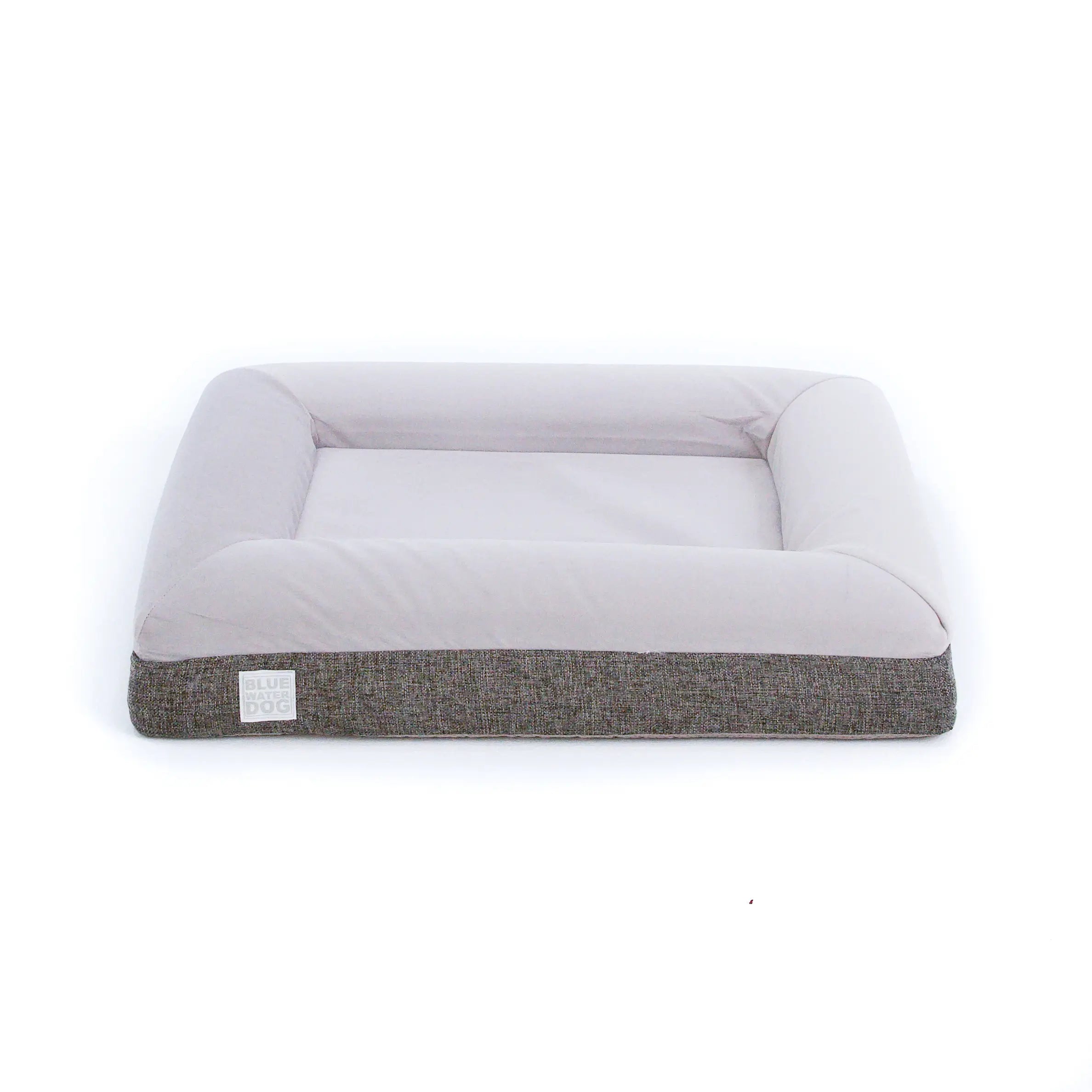 Small Luxury Essential Orthopedic Bluewater Dog Bed (Gray)